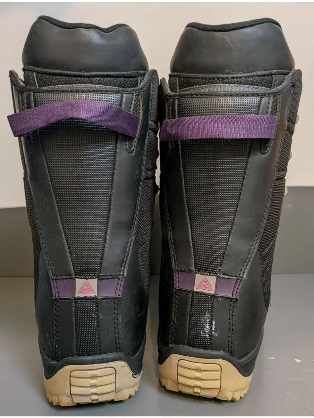 K2 Mink Snowboard Boots EZ FIT-3D Women's 8 Black Purple